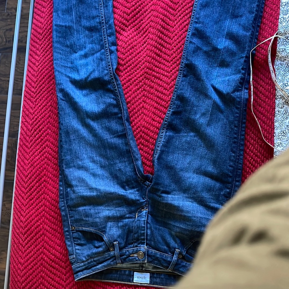 Sam Edelman distressed jeans.